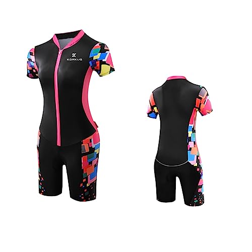 KORKUS Triatlón Femenino triatlón | Trisuit para Mujer | Triatlón Trasero Triatlon Trathlon...