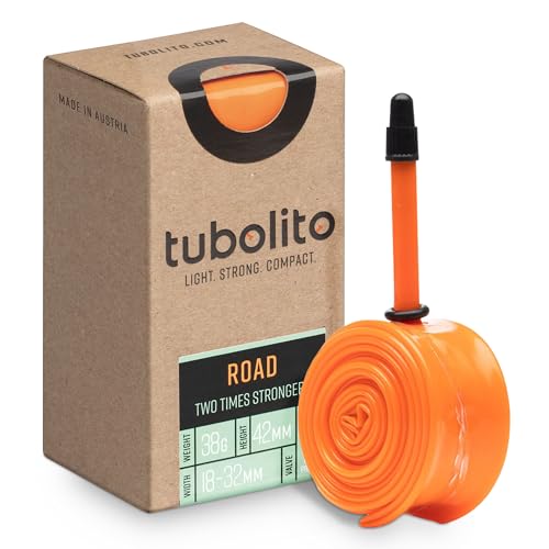 Tubolito Tubo-Road Cámara Interior, Unisexo, Naranja, 700C-42mm