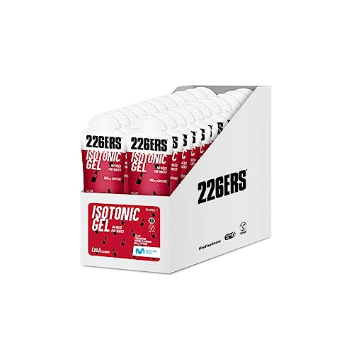 226ERS Isotonic Gel | Gel Enérgetico Isotónico Vegano con 100 mg de Cafeína y 22 g de...