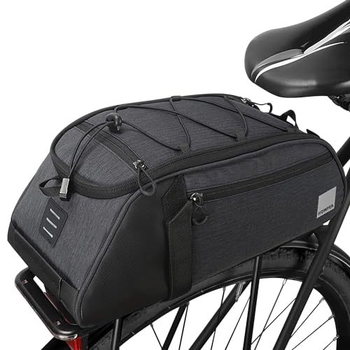 HOMPER 8L Bolsa Alforja Trasera Bicicleta Impermeable Bolso de Viaje Portátil Extensible Bolsa de...