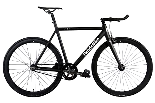 FabricBike- Bicicleta Fixed, Fixie, Single Speed, Cuadro y Horquilla Aluminio, Ruedas 28', 4...