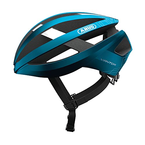 ABUS Viantor - Casco de ciclismo deportivo para principiantes - Para hombre y mujer - Azul, talla L