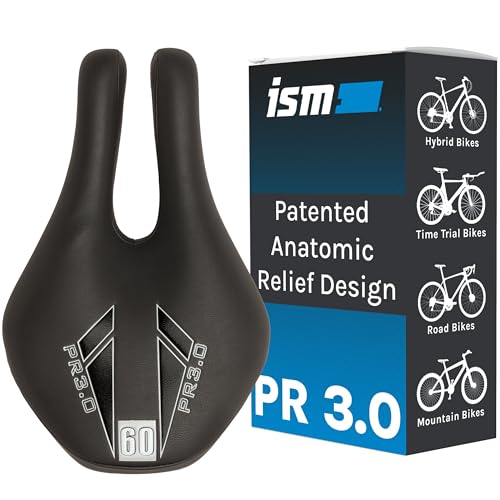 ISM Pr3.0 Sillín de Bicicleta, Unisex Adulto, Negro, Talla única