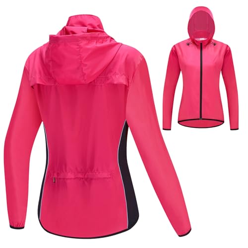 MYYLY Chaqueta Ciclismo Cortavientos para Mujer, Maillot Ciclismo a Prueba Viento, Camisetas...