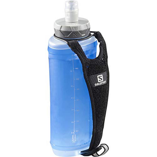 SALOMON Active Handheld, PortaBotellas De Mano SoftFlask 500 Ml Incluida Unisex Adulto, Negro, NS