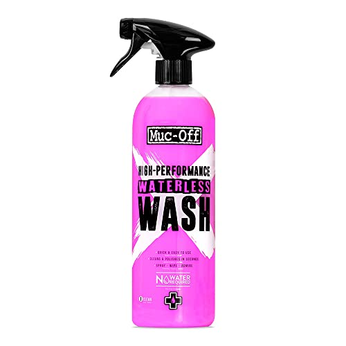 Muc-Off Limpiador de Bicicletas Sin Agua, 750 Ml - Spray Limpia Bicicletas de Alto Rendimiento Sin...