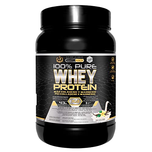 Healthy Fusion Whey Protein | Proteína whey pura con Colágeno + Magnesio | Tonifica y aumenta la...