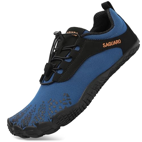 SAGUARO Zapatos Barefoot Hombre Minimalista Zapatillas Five Fingers Mujer Gym Shoes Men Trail...