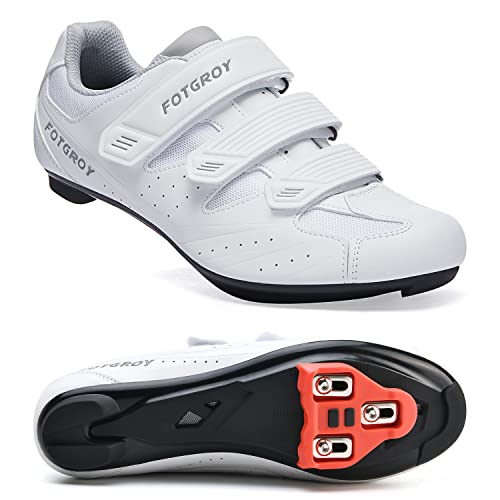 Hombre Zapatillas de Ciclismo para Mujer, Zapatillas Peloton Compatibles SPD ARC Look Delta con...