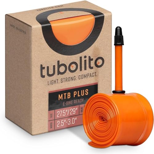 Tubolito Tubo-MTB Cámara Interior, Unisexo, Naranja, 27,5+