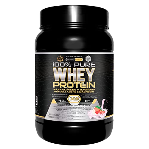 Healthy Fusion Whey Protein | Proteína pura con Colágeno + Magnesio | Tonifica y aumenta la masa...