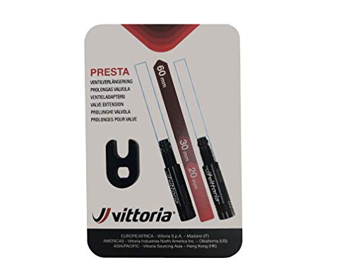 Vittoria 67547 Blíster de 2 Piezas alargador, válvula 20 mm, Adultos Unisex, Multicolor, Talla...