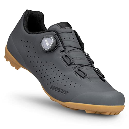 Scott Gravel Pro 2024 - Zapatillas para bicicleta, color gris mate, gris mate negro, 41 EU