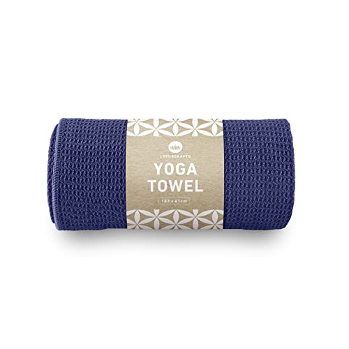 Lotuscrafts Toalla Yoga Antideslizante Grip - Antideslizante y de Secado Rápido - Manta Yoga...