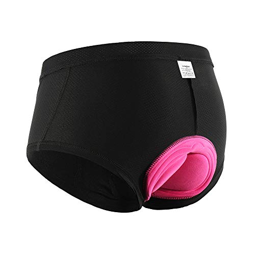 Lixada Mujer Ropa Interior de Bicicleta Calzoncillos de Bicicleta Acolchados de Gel 3D MTB Ciclismo...