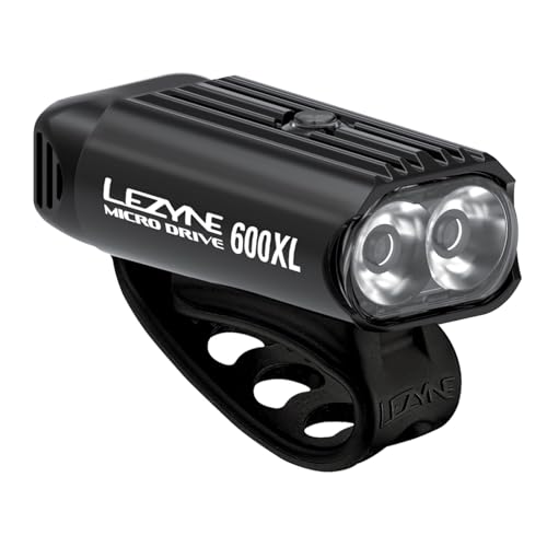 Lezyne Micro 600 XL - Iluminación para Bicicleta (LED, Recargable, USB, Unisex), Unisex Adulto,...