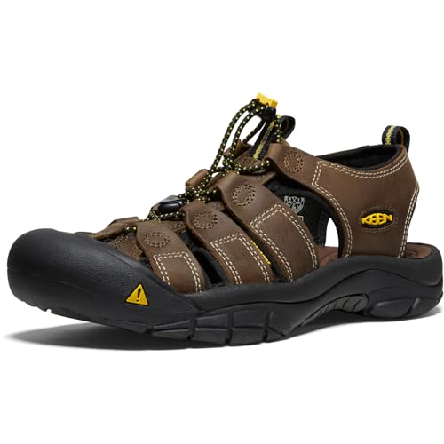 KEEN Newport Sandalias para Hombre, Bison, 39.5 EU