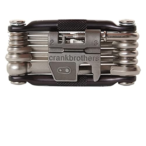 Crank Brothers EXTRA 135003 Multiherramienta m17, niquel, Negro, Talla única