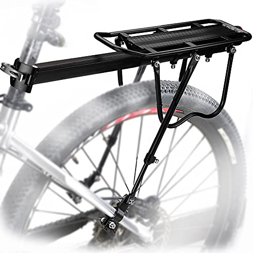 MAIKEHIGH Ajustable Carrier Trasera para Bicicleta portaequipajes Bicicleta Accesorios Soporte de...