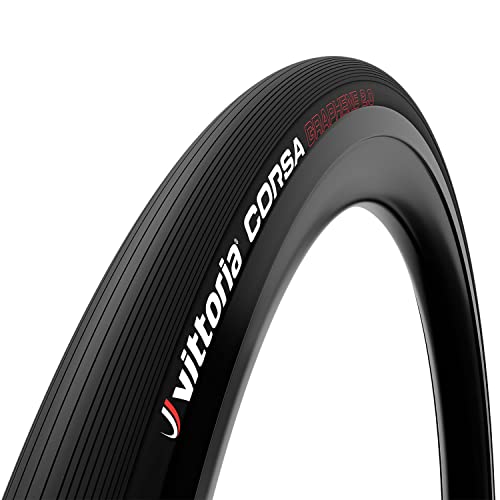 VITTORIA Cub. Corsa 25-622 G2.0 Cubiertas Ciclismo Unisex Adulto, Negro (Negro), Talla Única