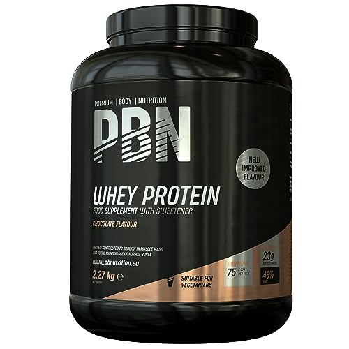 Premium Body Nutrition - Proteína de suero de leche en polvo, 2.27 kg (Paquete de 1), sabor...