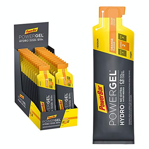 Powerbar PowerGel Hydro Orange 24x67ml - Gel Energético de Alto Carbono + Sodio