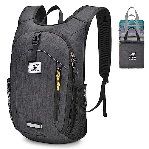 SKYSPER 10L Mochila Plegable Ultraligera Mochila de Viaje Mochilas de Marcha Pequeña Ahorra espacio...