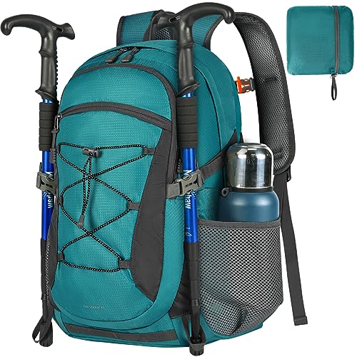 RAINSMORE Mochila Plegable Impermeable de 40 Litros para Senderismo, Mochila de Viaje Unisex Ligera...