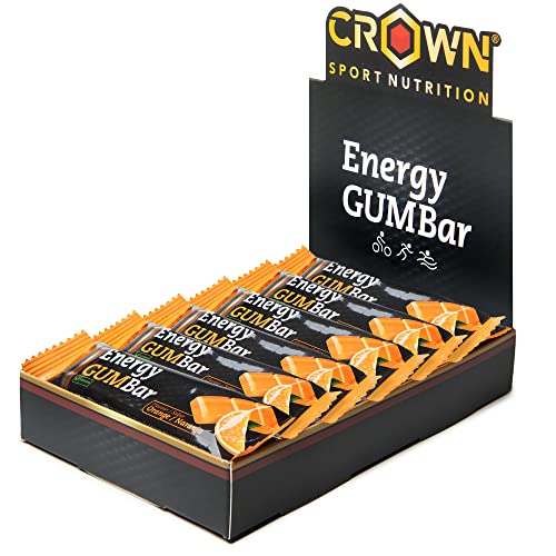 Crown Sport Nutrition Energy GUM Bar, barritas energéticas de gominola con cafeína. Gel...