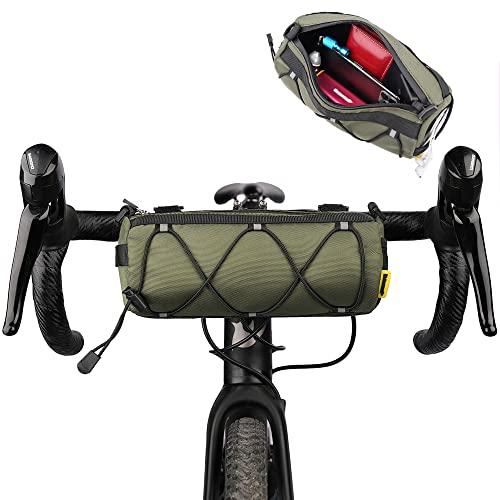 Rhinowalk Bolsa delantera para Manillar de Bicicleta, Fram Storage Roll Shoulder Bag Mountain Road...