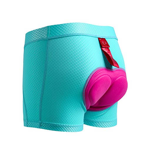 Santic Calzoncillos de Ciclismo para Mujeres,Pantalones Cortos de Bicicletas,Pantalón Interior de...