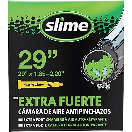 Slime 30073 Cámara Interior de Bicicleta con Sellante de Pinchazos Slime, Sellado Autónomo,...