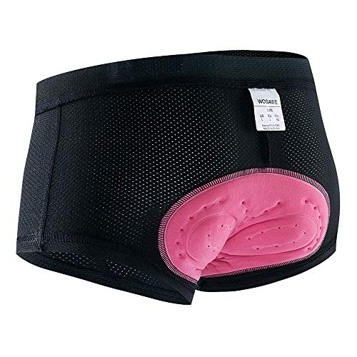 Lixada Ropa Interior de Ciclismo para Mujer, Malla Transpirable Acolchada con Gel 3D, Ropa Interior...