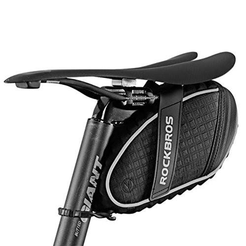 ROCKBROS Bolsa Sillín de Bicicleta Alforja bajo Asiento para MTB Bicicleta Carretera Bolsa Porta...