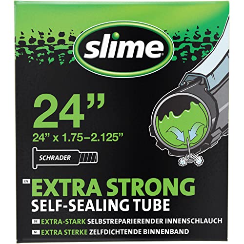 SLIME Cámara antipinchazos MTB 1.75-2.125, válvula Schrader (Gruesa), Unisex Adulto, Multicolor,...